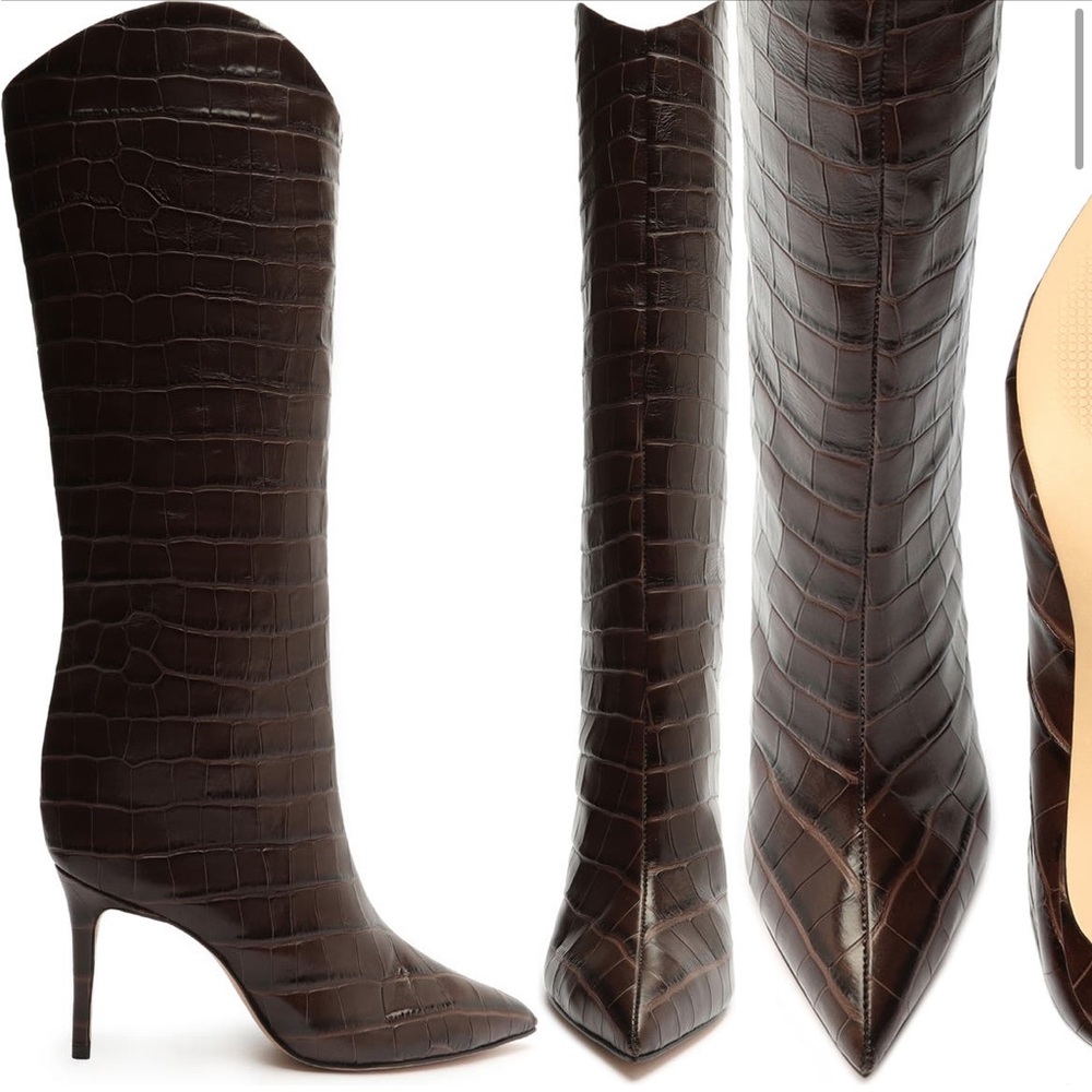 SCHUTZ Maryana Boot in Dark Chocolate 6.5